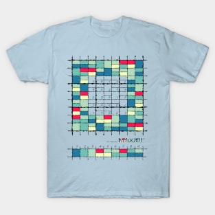 Mydoku_007_H001_003_F: Sudoku, Sudoku coloring, logic, logic puzzle, holiday puzzle, fun, away from screen T-Shirt